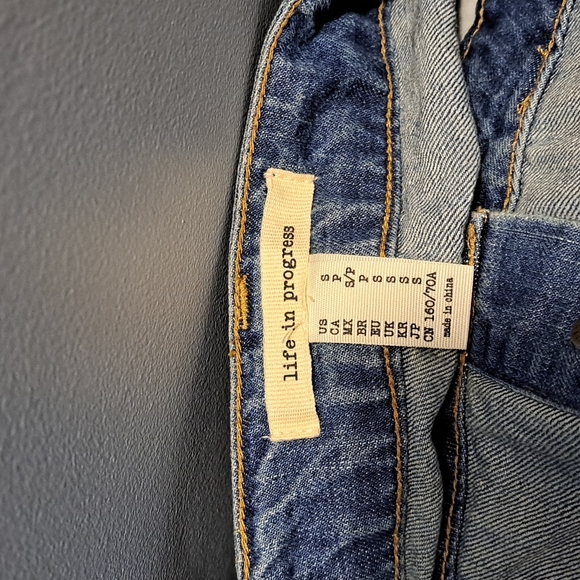 Life in Progress Distressed Denim Overalls - Picture 8 of 8